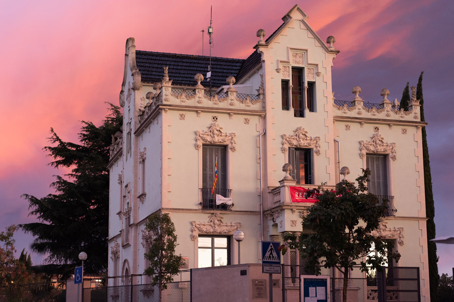 Buildings in the Art Nouveau style